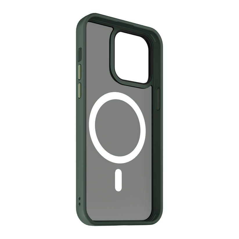 Husa de protectie NEXT ONE Mist Shield cu MagSafe pentru iPhone 15 Pro, Pistachio - iSTYLE RO