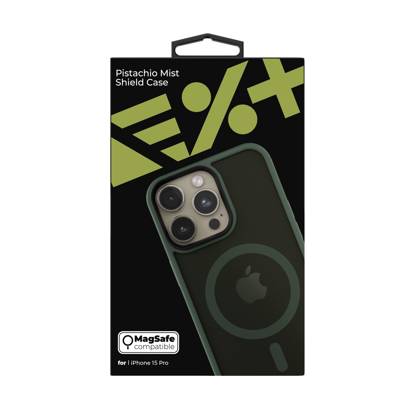 Husa de protectie NEXT ONE Mist Shield cu MagSafe pentru iPhone 15 Pro, Pistachio - iSTYLE RO