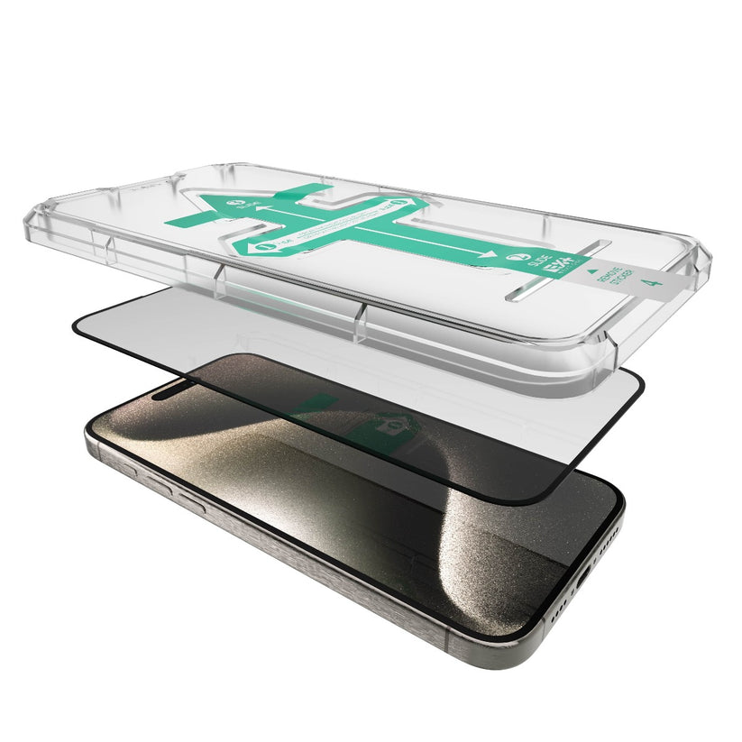 Folie de protectie din sticla privata NEXT ONE pentru iPhone 15 Pro - iSTYLE RO