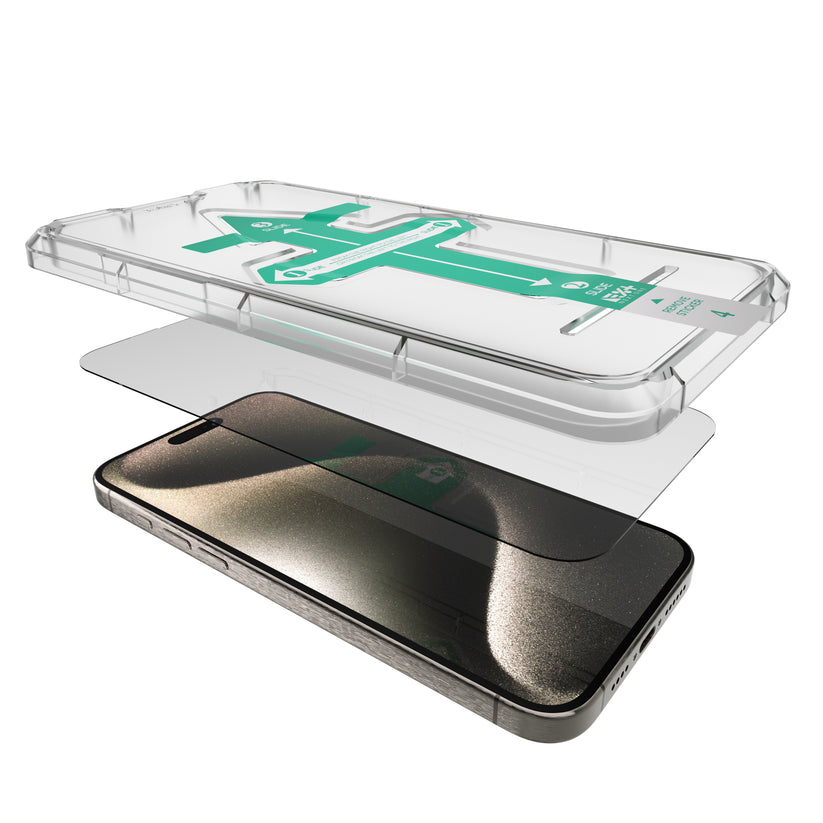 Folie de protectie NEXT ONE pentru iPhone 15 Pro, Tempered - iSTYLE RO