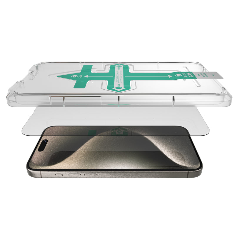 Folie de protectie NEXT ONE pentru iPhone 15 Pro, Tempered - iSTYLE RO