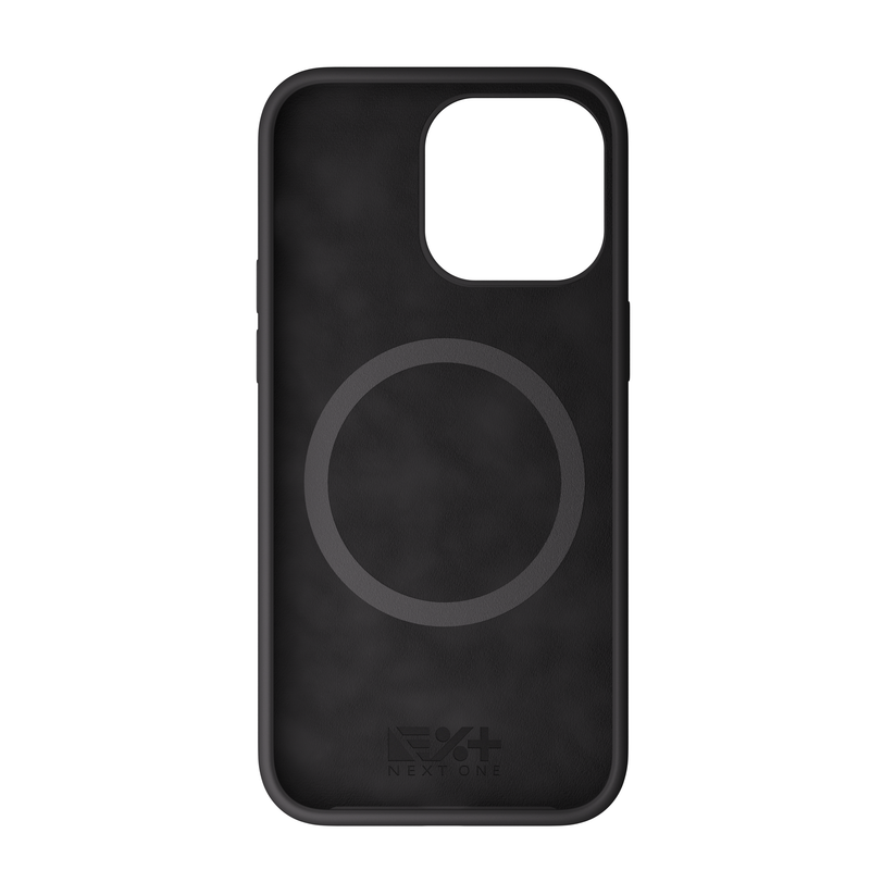 Husa de protectie NEXT ONE cu MagSafe pentru iPhone 15 Pro Max, Silicon, Negru - iSTYLE RO