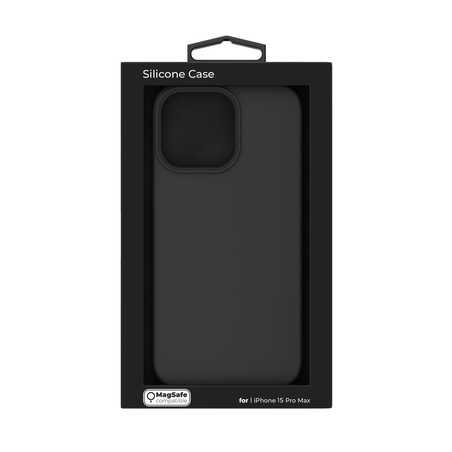 Husa de protectie NEXT ONE cu MagSafe pentru iPhone 15 Pro Max, Silicon, Negru - iSTYLE RO