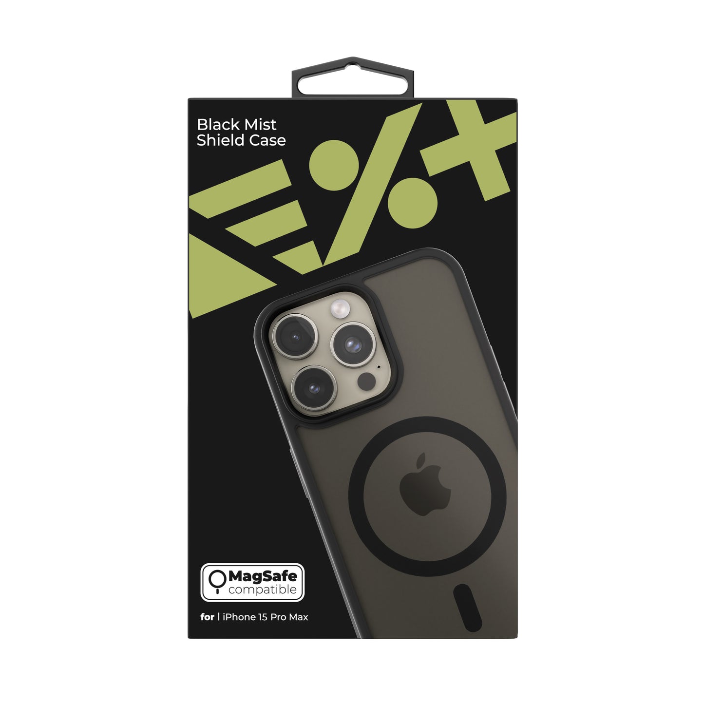 Husa de protectie NEXT ONE Mist Shield cu MagSafe pentru iPhone 15 Pro Max, Negru - iSTYLE RO