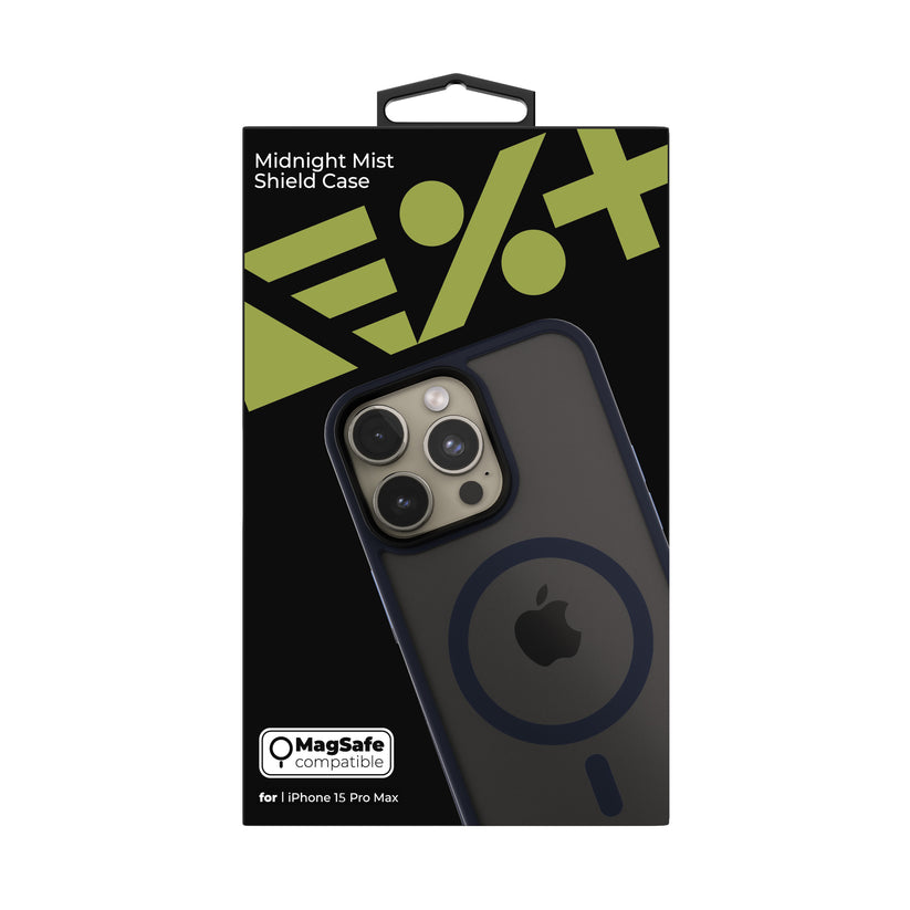 Husa de protectie NEXT ONE Mist Shield cu MagSafe pentru iPhone 15 Pro Max, Albastru - iSTYLE RO