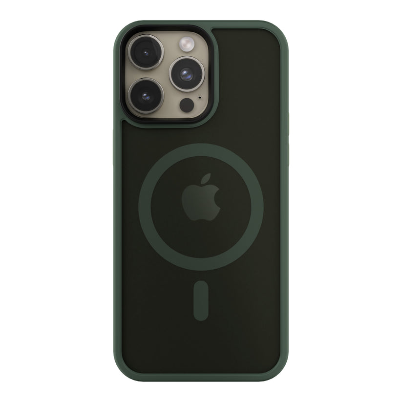 Husa de protectie NEXT ONE Mist Shield cu MagSafe pentru iPhone 15 Pro Max, Verde - iSTYLE RO