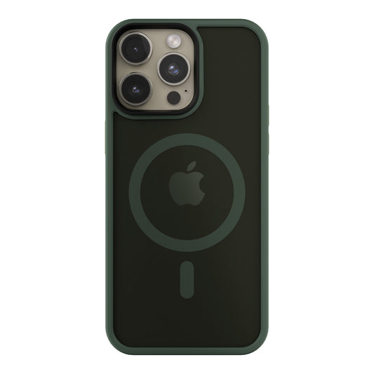 Husa de protectie NEXT ONE Mist Shield cu MagSafe pentru iPhone 15 Pro Max, Verde - iSTYLE RO