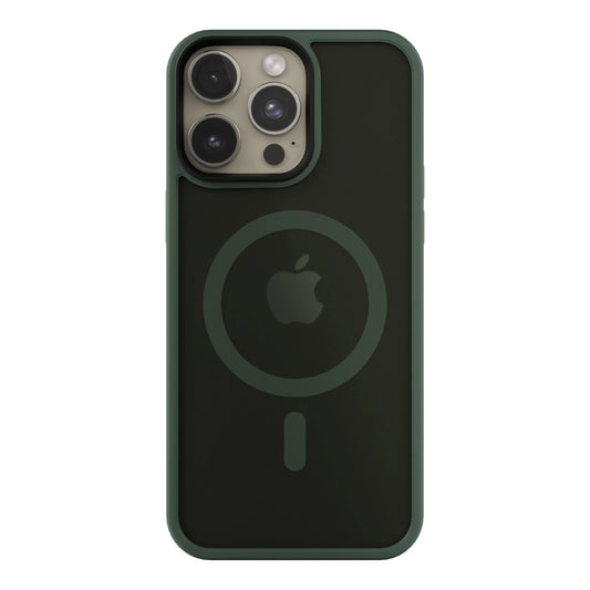 Husa de protectie NEXT ONE Mist Shield cu MagSafe pentru iPhone 15 Pro Max, Verde - iSTYLE RO