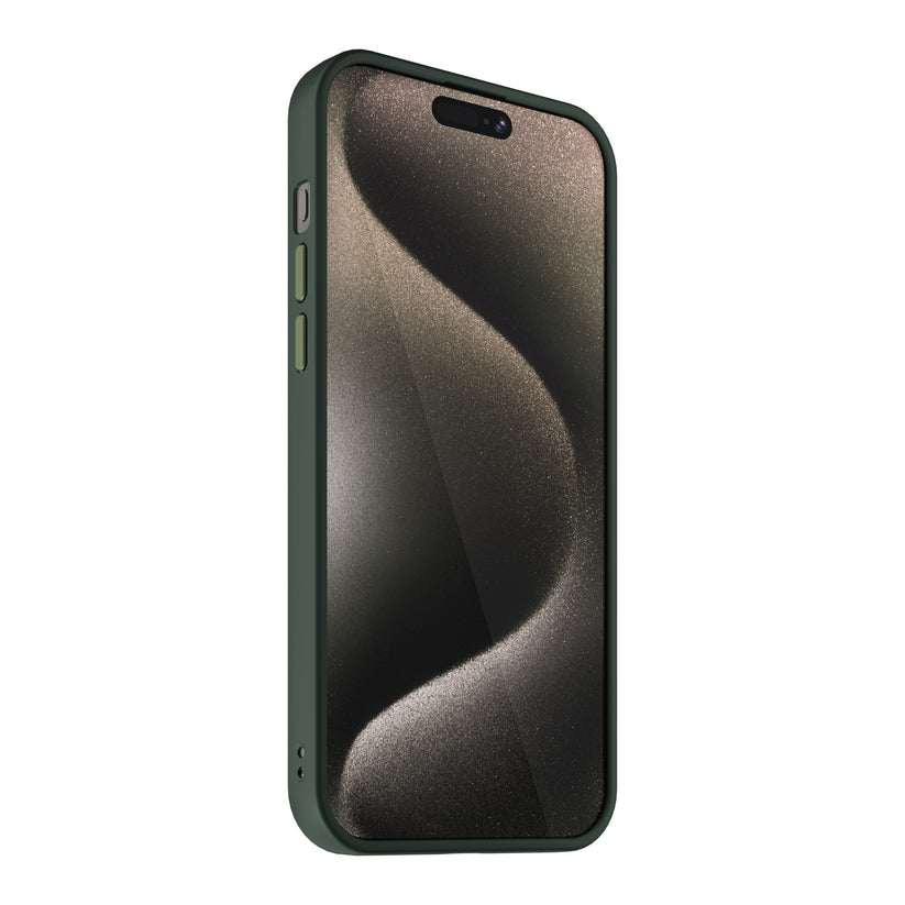 Husa de protectie NEXT ONE Mist Shield cu MagSafe pentru iPhone 15 Pro Max, Verde - iSTYLE RO