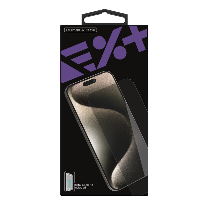 Folie de protectie NEXT ONE pentru iPhone 15 Pro Max, Tempered - iSTYLE RO