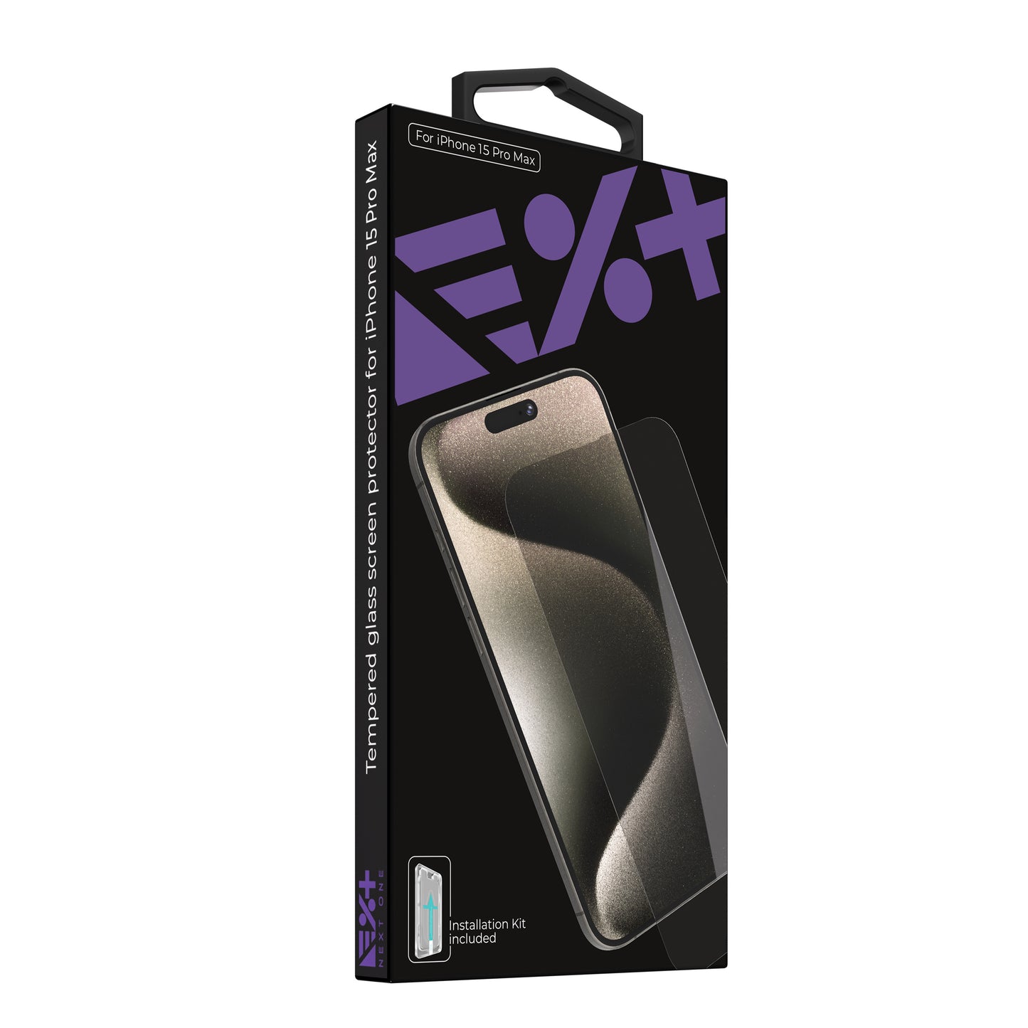 Folie de protectie NEXT ONE pentru iPhone 15 Pro Max, Tempered - iSTYLE RO