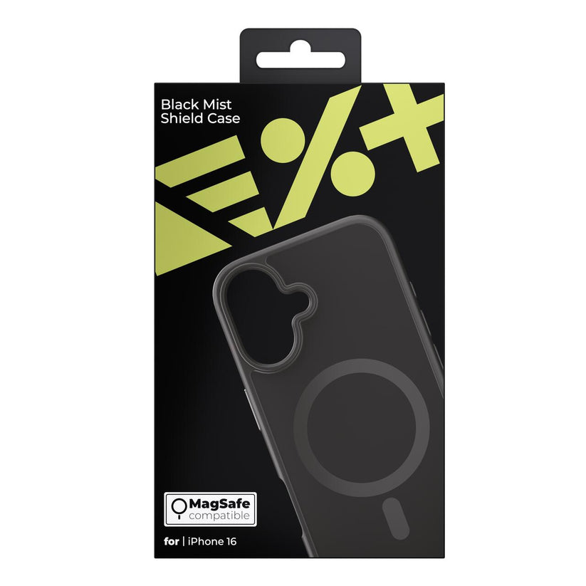 Husa de protectie NEXT ONE Mist Shield cu MagSafe pentru iPhone 16, Negru - iSTYLE RO