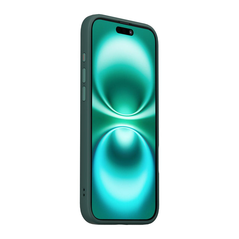 Husa de protectie NEXT ONE Mist Shield cu MagSafe pentru iPhone 16, Verde - iSTYLE RO