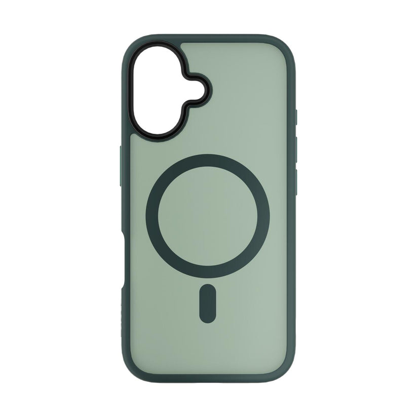 Husa de protectie NEXT ONE Mist Shield cu MagSafe pentru iPhone 16, Verde - iSTYLE RO