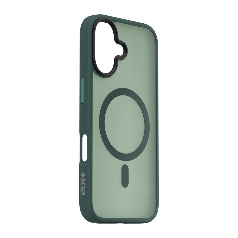 Husa de protectie NEXT ONE Mist Shield cu MagSafe pentru iPhone 16, Verde - iSTYLE RO
