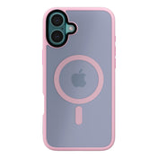 Husa de protectie NEXT ONE Mist Shield cu MagSafe pentru iPhone 16, Roz - iSTYLE RO