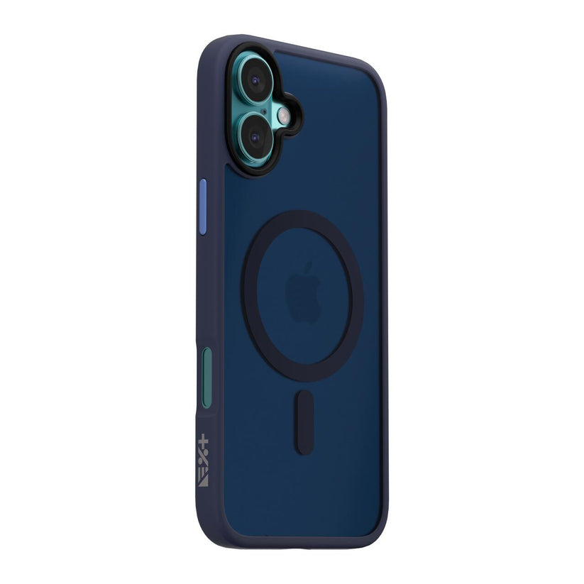 Husa de protectie NEXT ONE Mist Shield cu MagSafe pentru iPhone 16 Plus, Albastru - iSTYLE RO