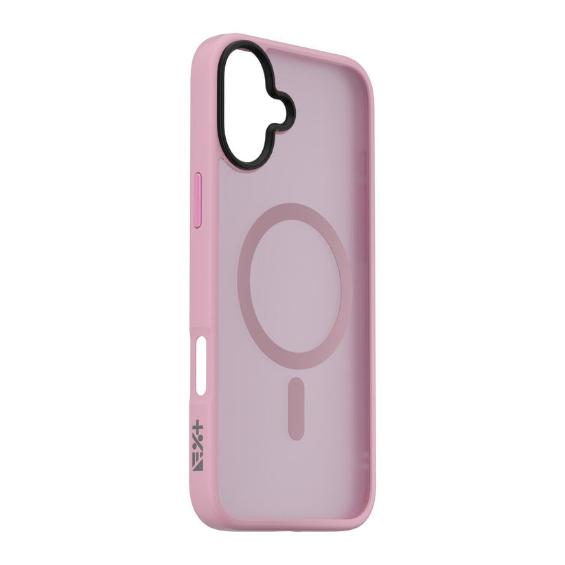 Husa de protectie NEXT ONE Mist Shield cu MagSafe pentru iPhone 16 Plus, Roz - iSTYLE RO