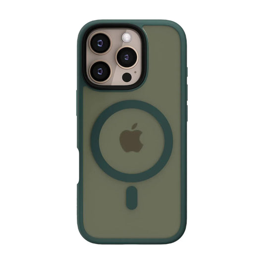 Husa de protectie NEXT ONE Mist Shield cu MagSafe pentru iPhone 16 Pro, Verde - iSTYLE RO