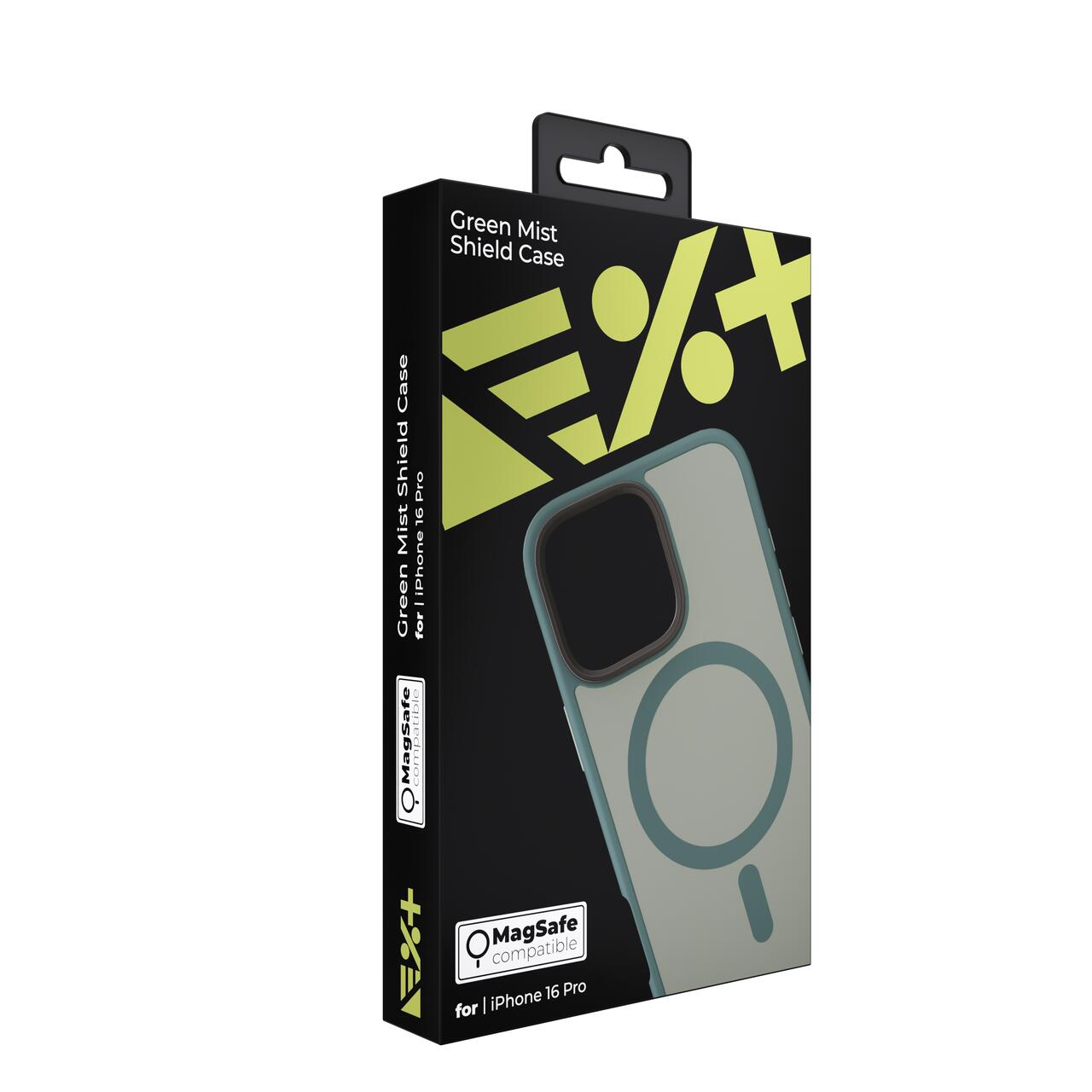 Husa de protectie NEXT ONE Mist Shield cu MagSafe pentru iPhone 16 Pro, Verde - iSTYLE RO