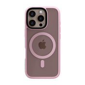 Husa de protectie NEXT ONE Mist Shield cu MagSafe pentru iPhone 16 Pro, Roz - iSTYLE RO