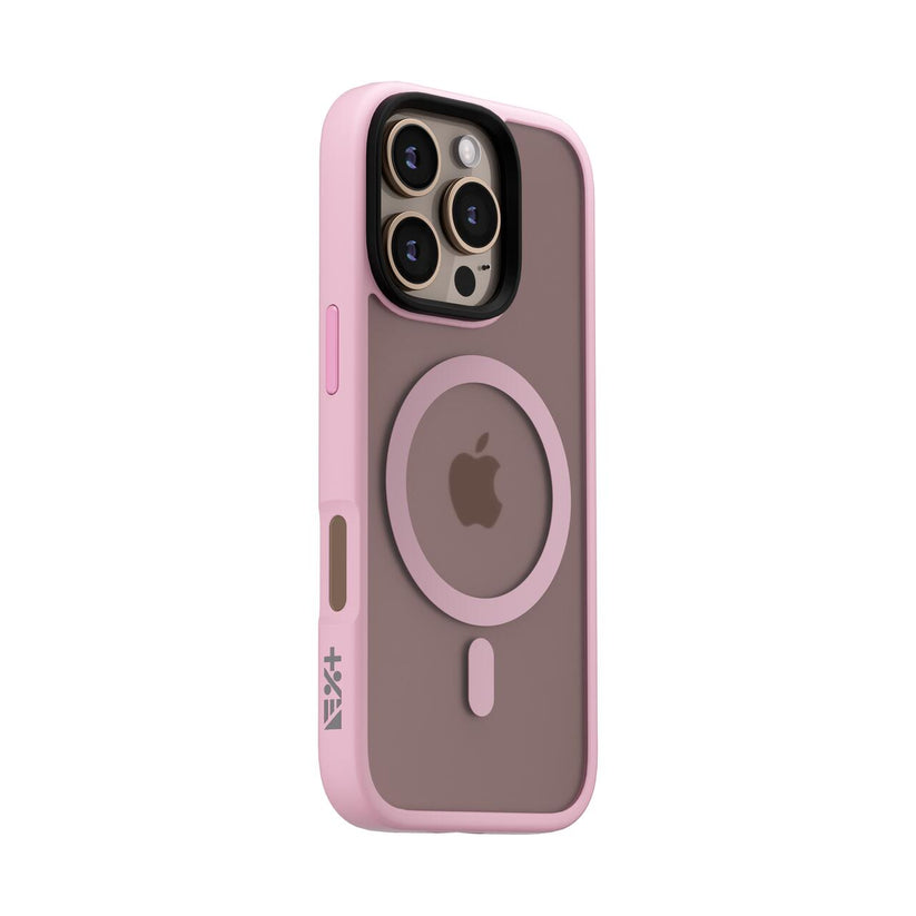Husa de protectie NEXT ONE Mist Shield cu MagSafe pentru iPhone 16 Pro Max, Roz - iSTYLE RO