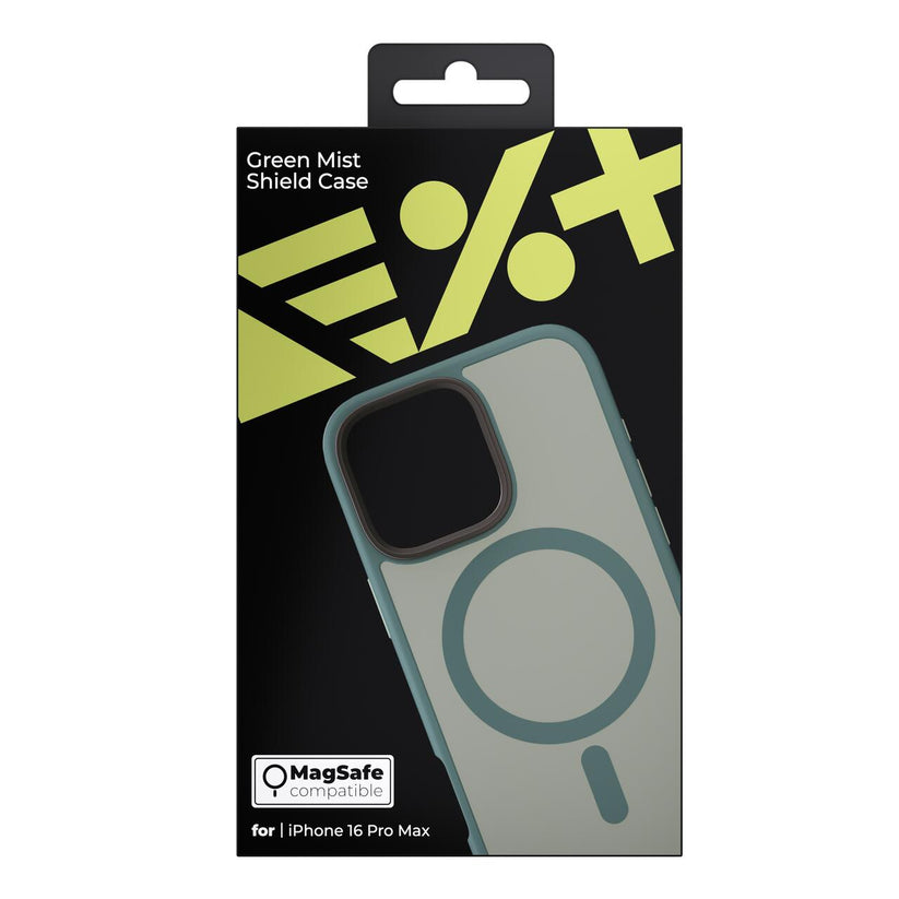 Husa de protectie NEXT ONE Mist Shield cu MagSafe pentru iPhone 16 Pro Max, Verde - iSTYLE RO