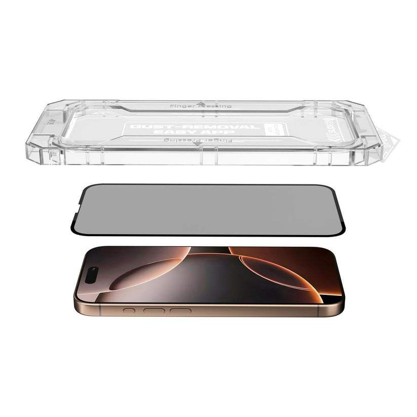 Folie de protectie din sticla privacy NEXT ONE pentru iPhone 16 Pro Max - iSTYLE RO