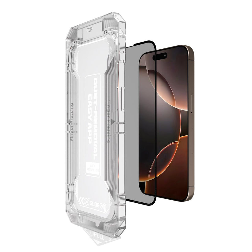 Folie de protectie din sticla privacy NEXT ONE pentru iPhone 16 Pro Max - iSTYLE RO