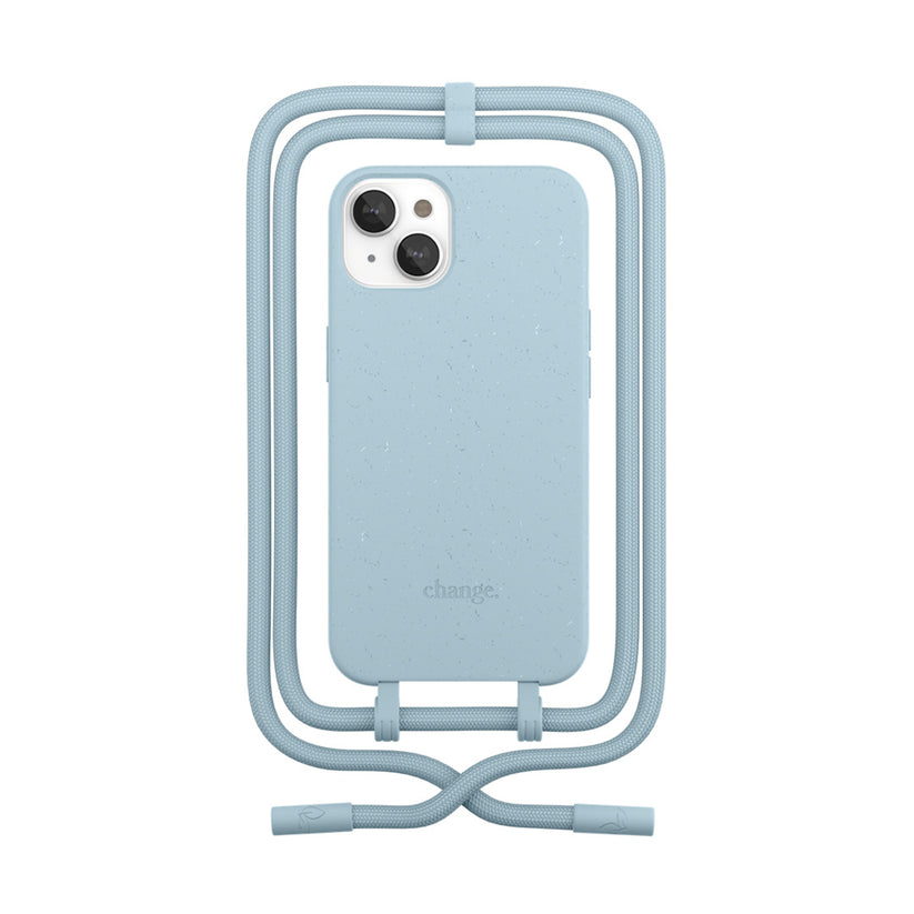 Husa de protectie Woodcessories Change Case pentru iPhone 13, Pastel Blue - iSTYLE RO