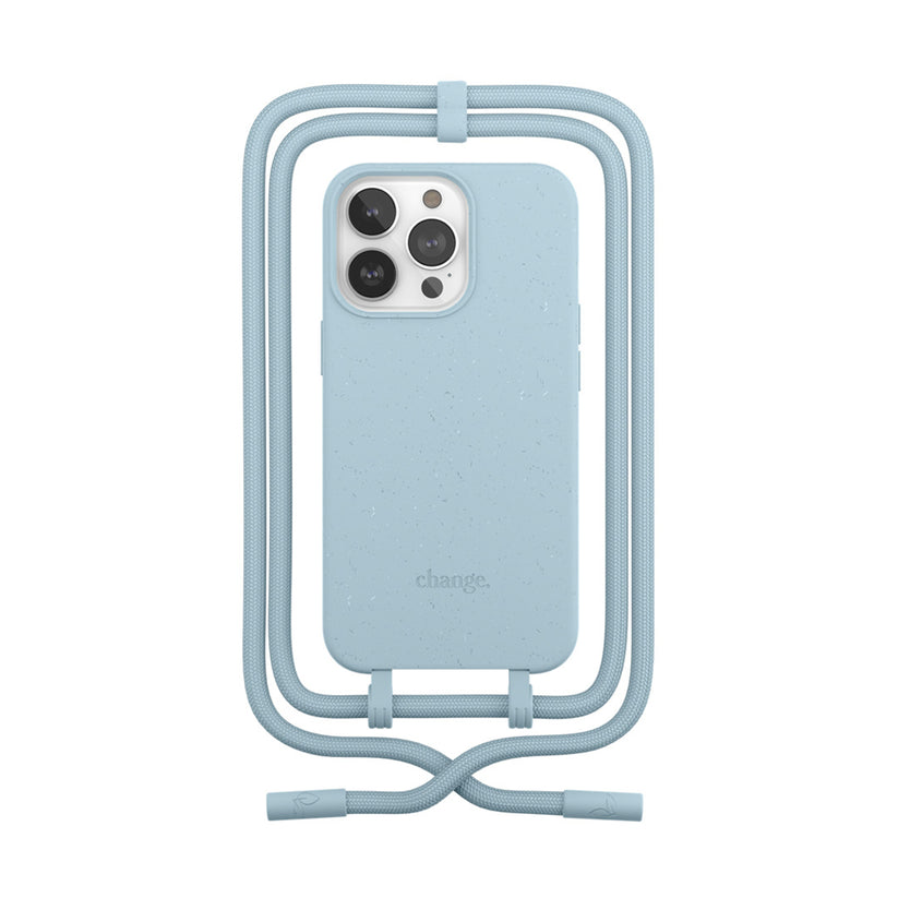 Husa de protectie Woodcessories Change Case pentru iPhone 13 Pro, Pastel Blue - iSTYLE RO