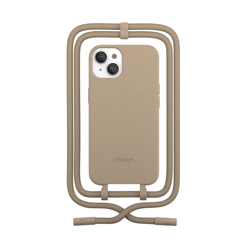 Husa de protectie Woodcessories Change Case pentru iPhone 13, Taupe - iSTYLE RO