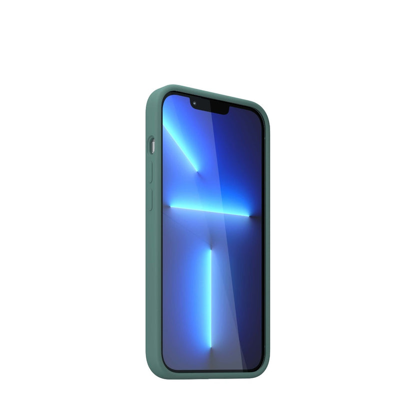 Husa de protectie NEXT ONE cu MagSafe pentru iPhone 13 Pro, Silicon, Verde - iSTYLE RO
