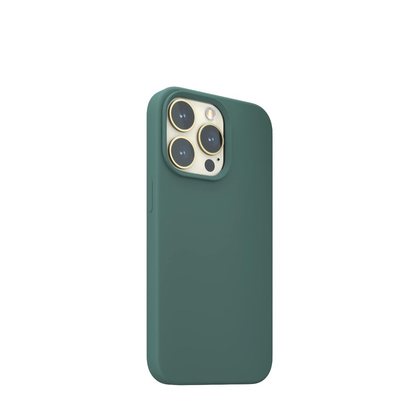 Husa de protectie NEXT ONE cu MagSafe pentru iPhone 13 Pro, Silicon, Verde - iSTYLE RO