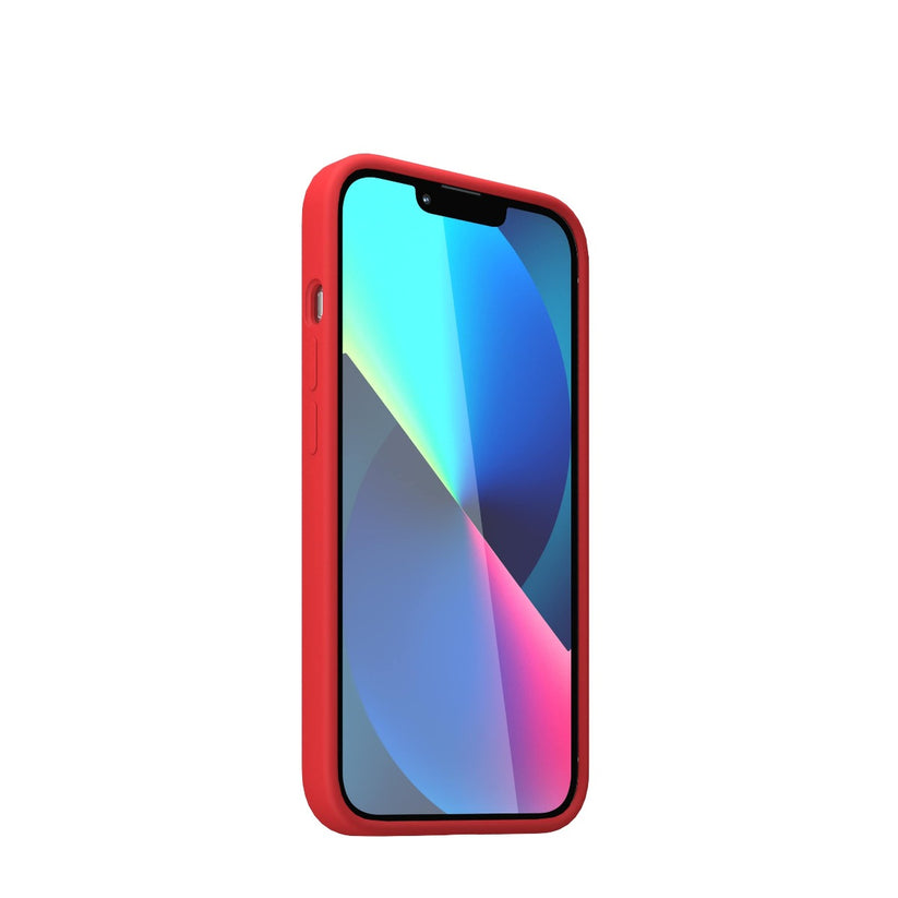 Husa de protectie NEXT ONE cu MagSafe pentru iPhone 13 Pro, Silicon, Rosu - iSTYLE RO