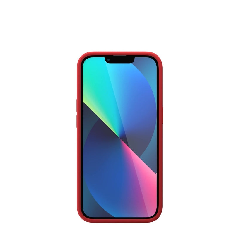 Husa de protectie NEXT ONE cu MagSafe pentru iPhone 13 Pro, Silicon, Rosu - iSTYLE RO
