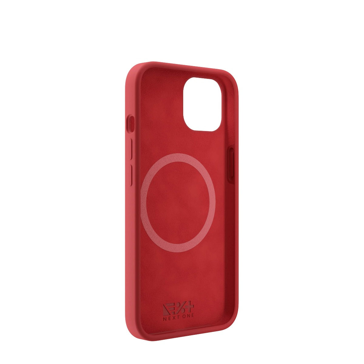 Husa de protectie NEXT ONE cu MagSafe pentru iPhone 13 Pro, Silicon, Rosu - iSTYLE RO