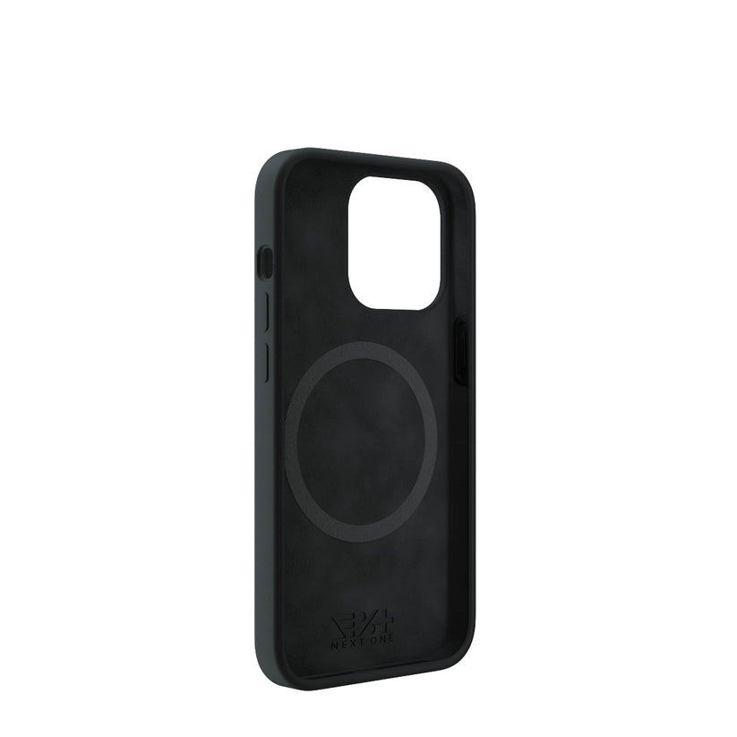 Husa de protectie NEXT ONE cu MagSafe pentru iPhone 13, Silicon, Negru - iSTYLE RO