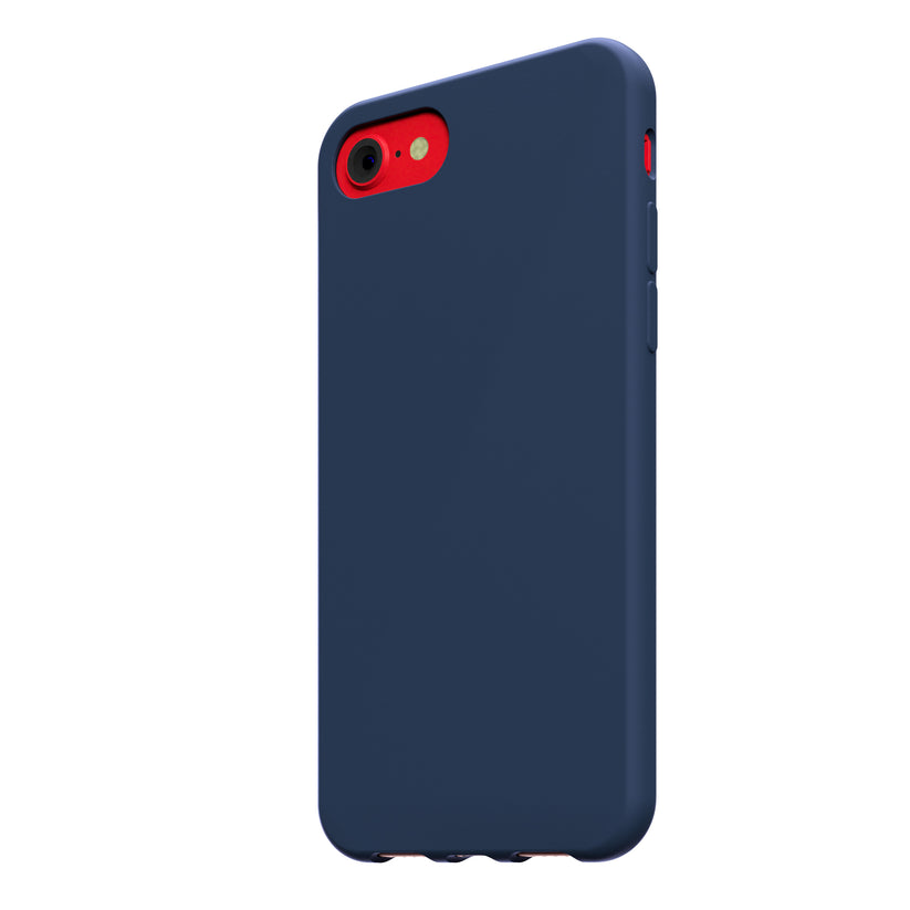 Husa de protectie NEXT ONE pentru iPhone SE, Silicon, Albastru - iSTYLE RO