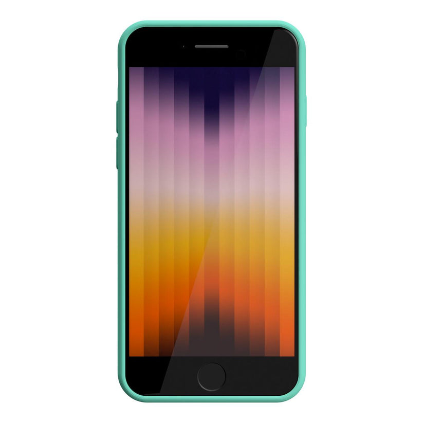 Husa de protectie NEXT ONE pentru iPhone SE, Silicon, Mint - iSTYLE RO