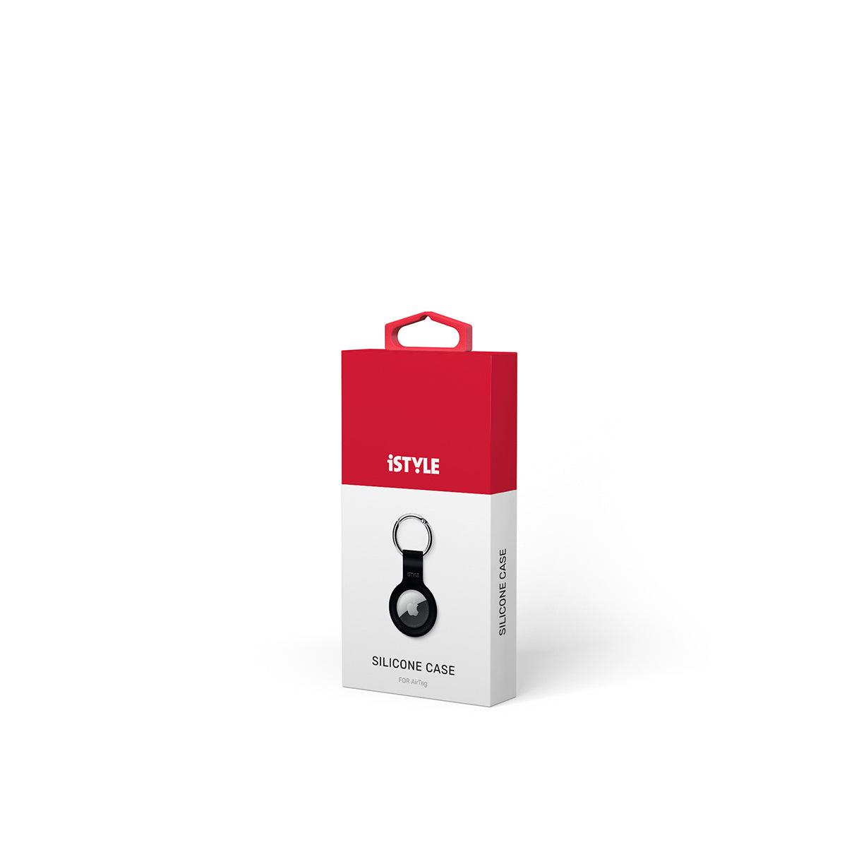 Breloc iSTYLE pentru AirTag, Silicon, Negru - iSTYLE RO