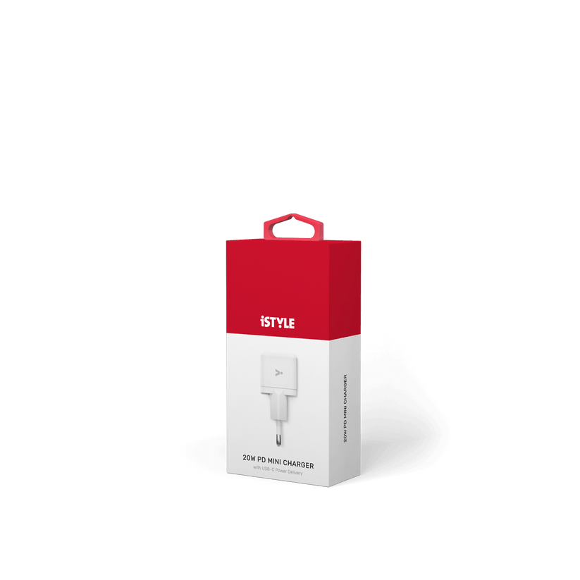Adaptor priza iSTYLE 20W PD Mini Charger - white - iSTYLE RO