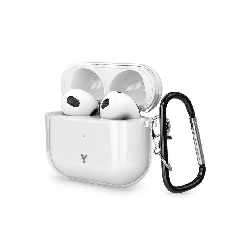 Husa de protectie iSTYLE pentru AirPods 3, Alb Transparent - iSTYLE RO