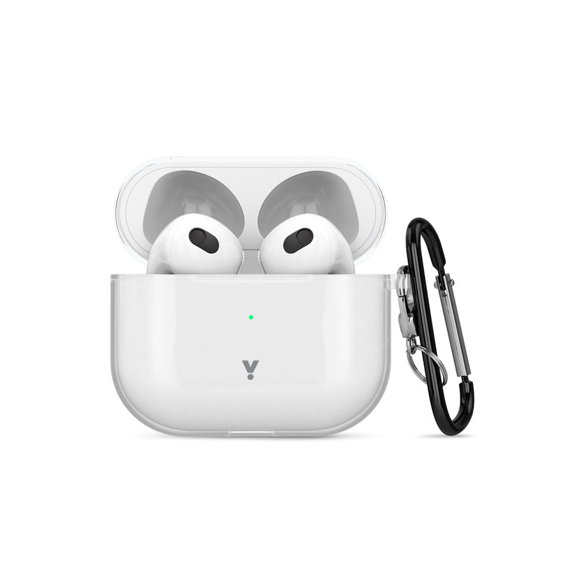 Husa de protectie iSTYLE pentru AirPods 3, Alb Transparent - iSTYLE RO
