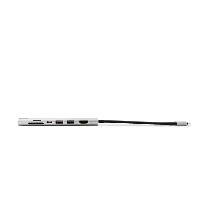 Adaptor iStyle Type-C HUB Multimedia, Silver - iSTYLE RO
