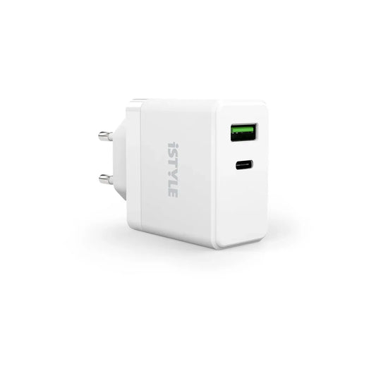 Adaptor priza iSTYLE 65W GaN Charger, Alb - iSTYLE RO