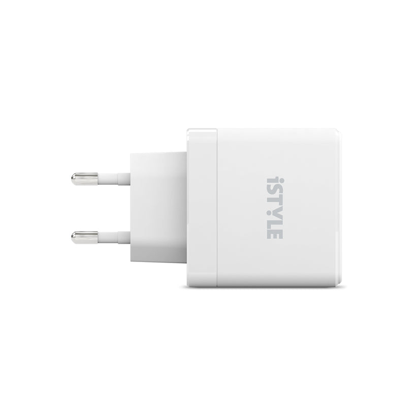 Adaptor priza iSTYLE 65W GaN Charger, Alb - iSTYLE RO