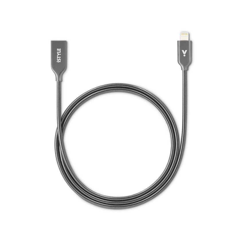 Cablu de date iSTYLE Lightning - USB-A, 1.2m, Negru - iSTYLE RO