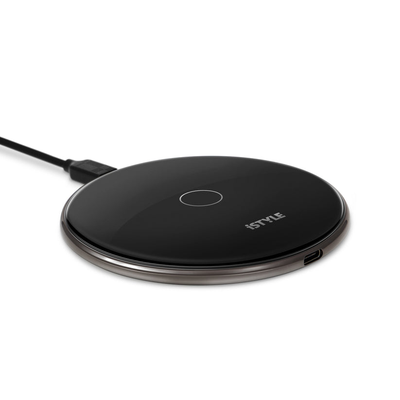 Incarcator wireless iSTYLE 15W, Negru (adaptor inclus) - iSTYLE RO