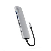 Adaptor Epico Type-C Hub 6in1 8K/30Hz, Space Grey - iSTYLE RO